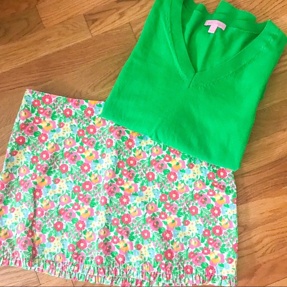 Lilly Pulitzer floral skirt - Picture 5 of 5